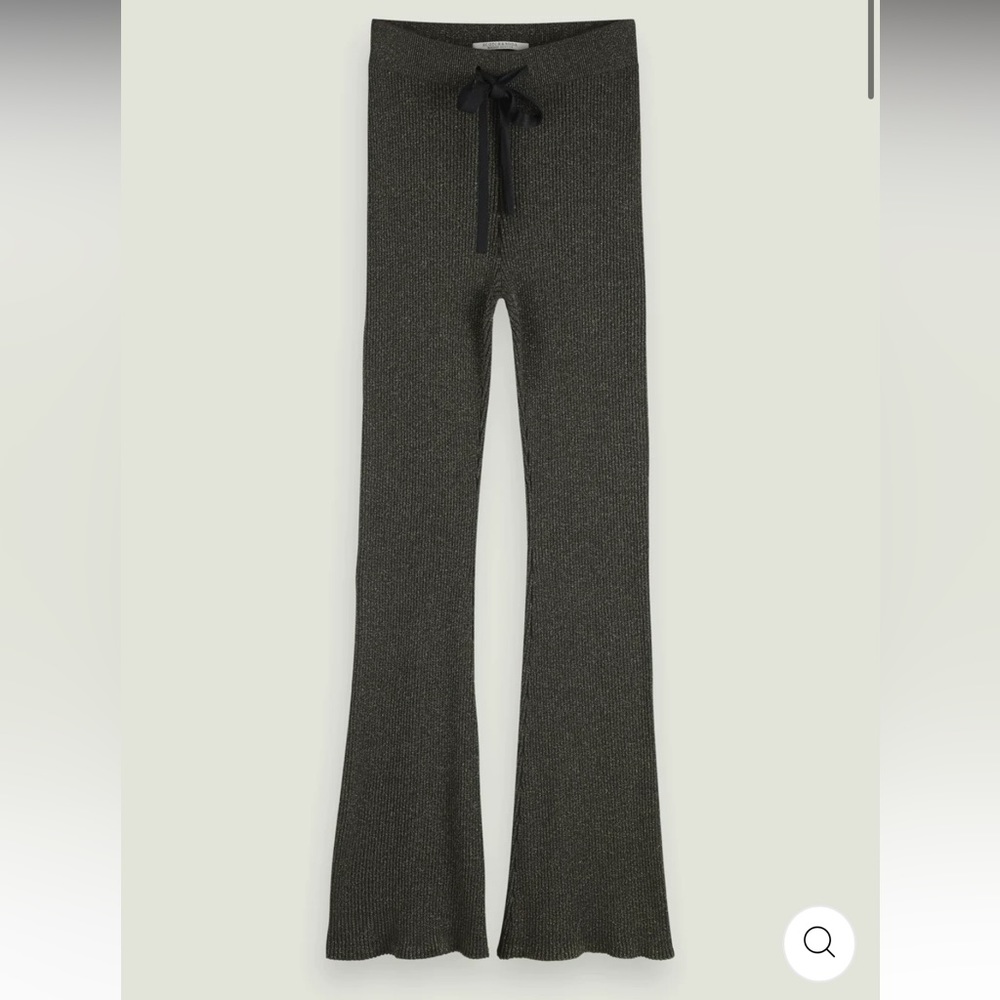 Scotch & Soda Flared Lurex Trousers Size S